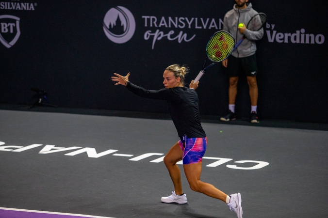 Antrenament_Ana Bogdan Primul tur Transylvania Open WTA250